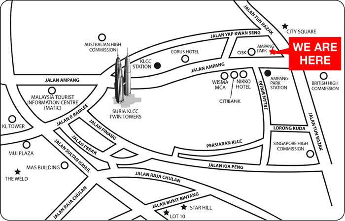 Ampang Park Near OSK, RHB Bank & China Oriental