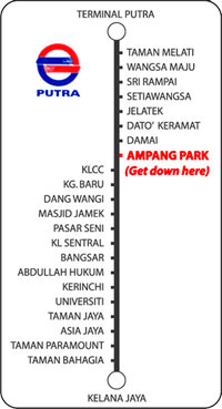 Ampang Park LRT Station